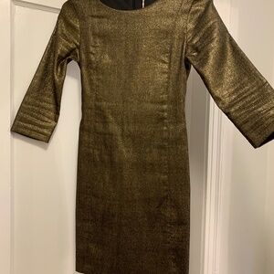 Bronze/gold NYE dress - 3/4 sleeve